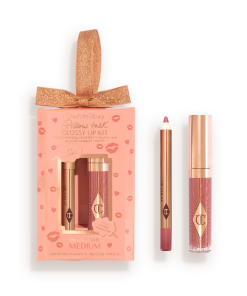 Charlotte Tilbury PILLOW TALK MINI GLOSSY LIPS DUO - Pillow Talk Medium