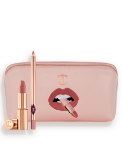 Charlotte Tilbury PILLOW TALK LIP KIT & MAKEUP BAG